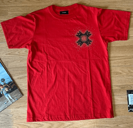AMIRI CON BRILLOS ROJO de Amiri